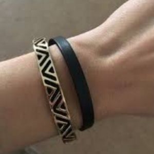 NWOT Stella & Dot Ally Leather Wrap Bracelet